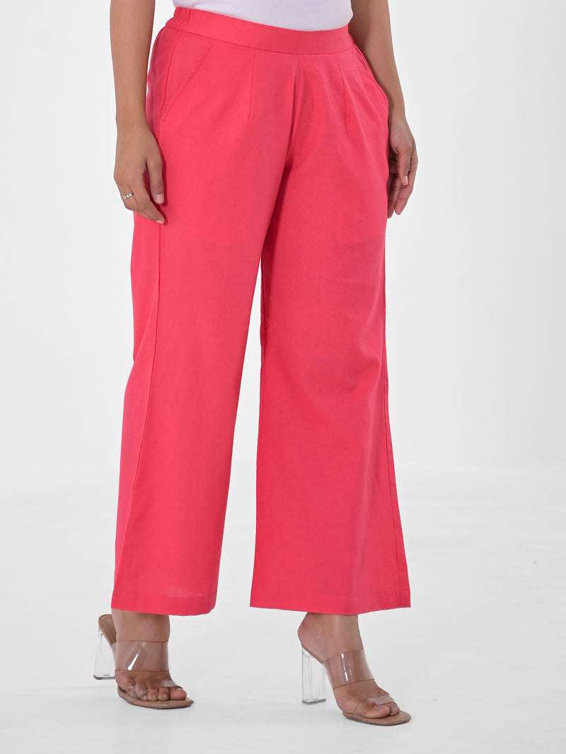 Imperial Red Palazzo pant