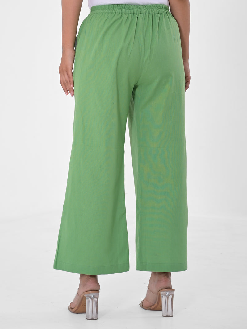 Pea Green Palazzo pant