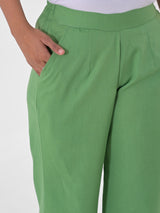 Pea Green Palazzo pant