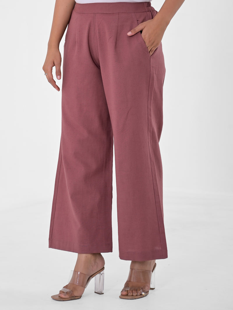 Rose Taupe Palazzo pant