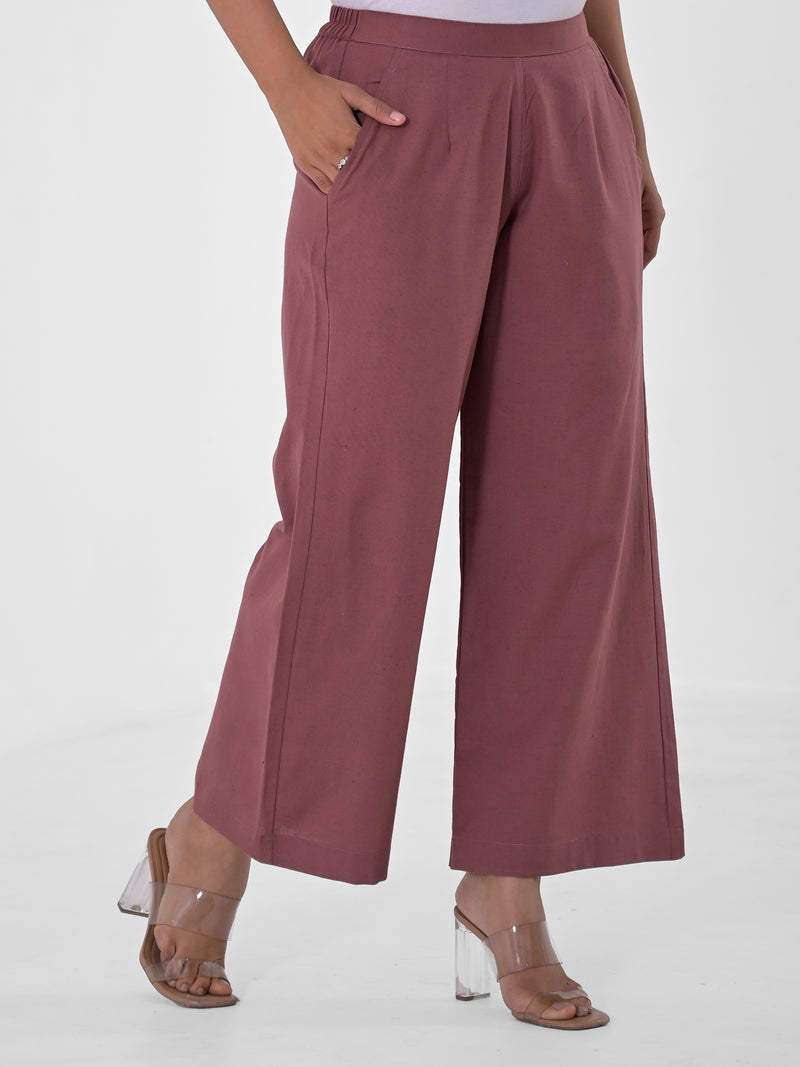 Rose Taupe Palazzo pant