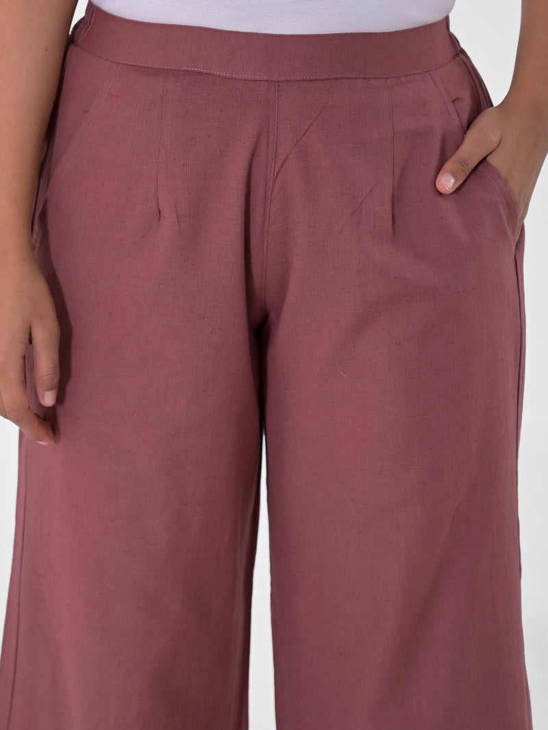 Rose Taupe Palazzo pant