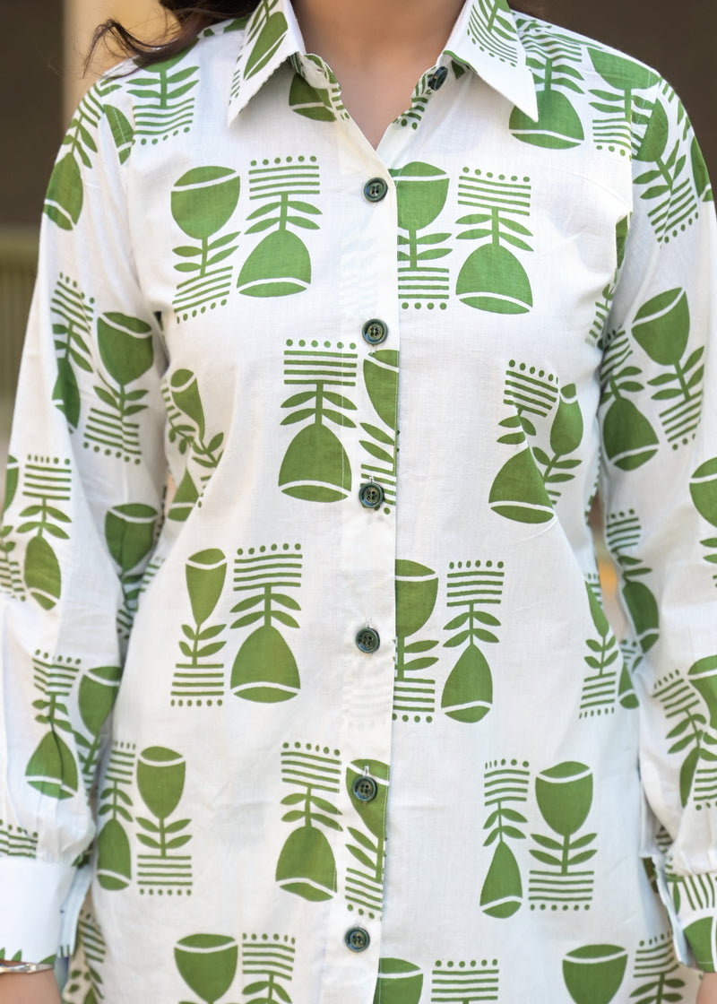 Amor Green Printed Co-Ord Set