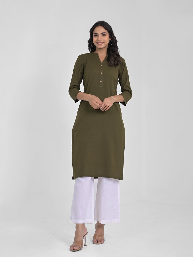 Seawood Airey Linen Long Kurta