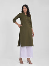 Seawood Airey Linen Long Kurta