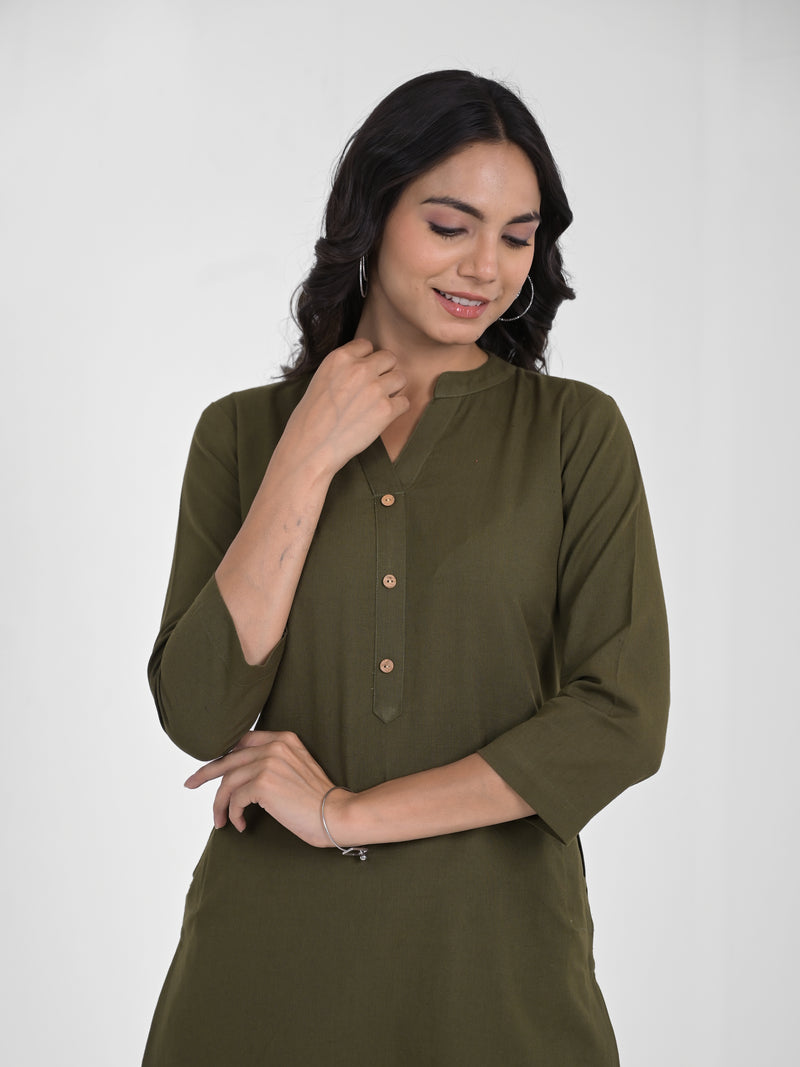 Seawood Airey Linen Long Kurta