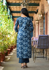 Indigo Dream Suit Set(Plus Size)
