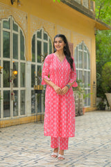 Rang-e-Gulaab Cotton Kurta Pant
