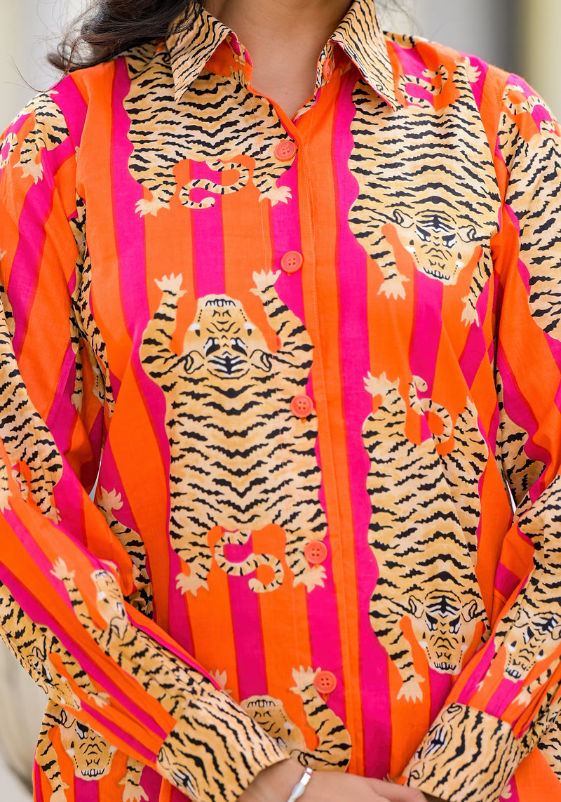 Sunset Leopard Print Cord set