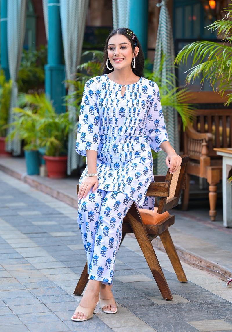JHALAK WHITE COORD SET