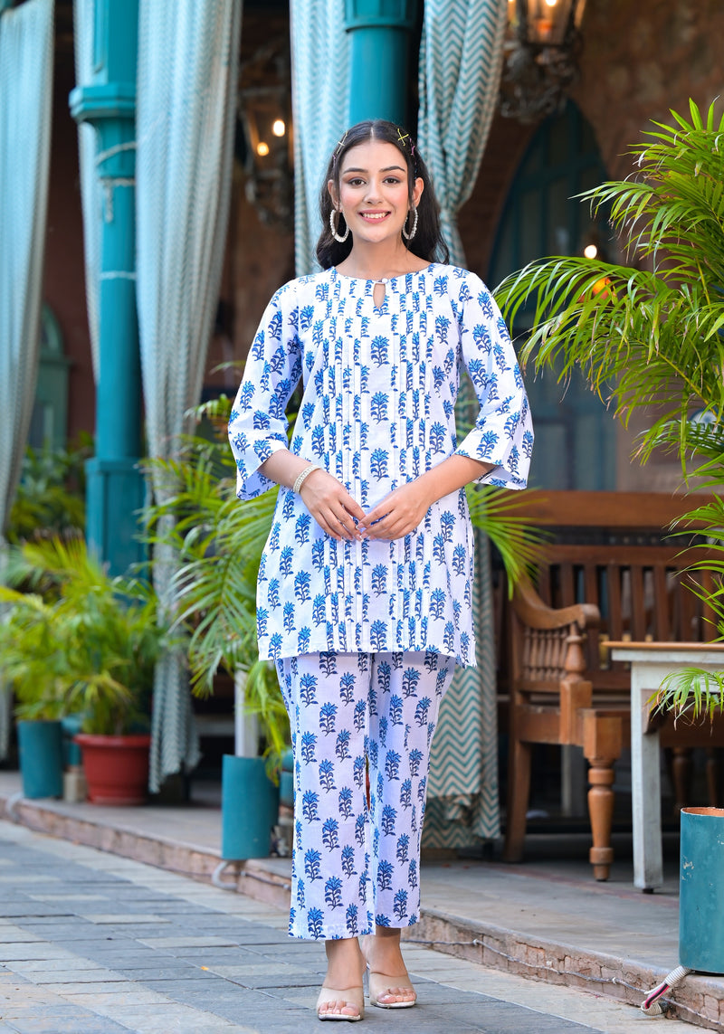 JHALAK WHITE COORD SET
