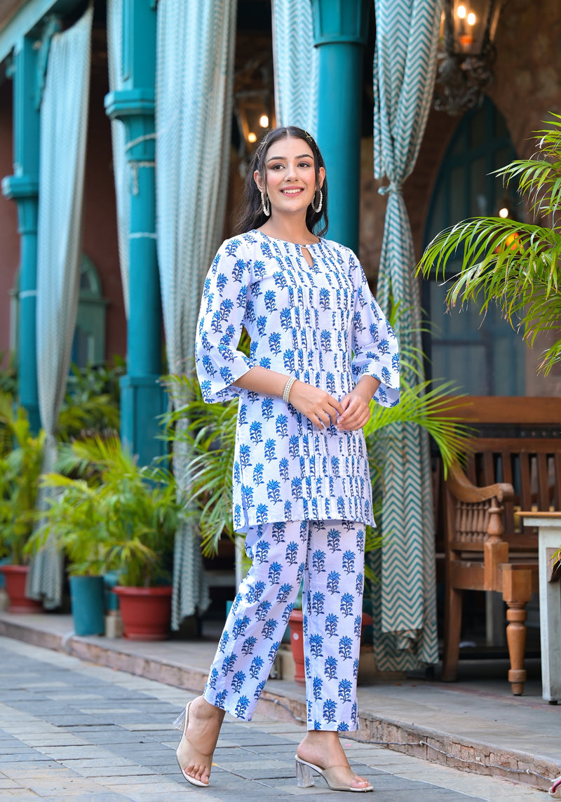 JHALAK WHITE COORD SET