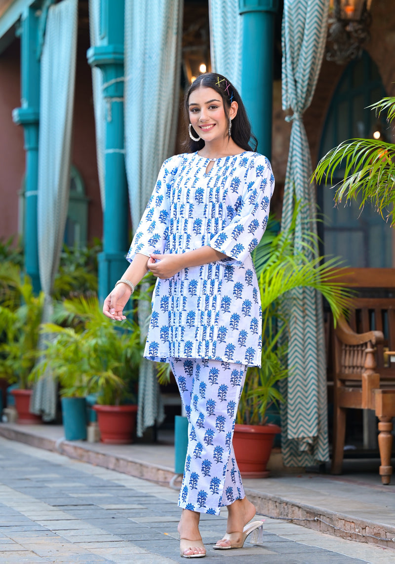 JHALAK WHITE COORD SET