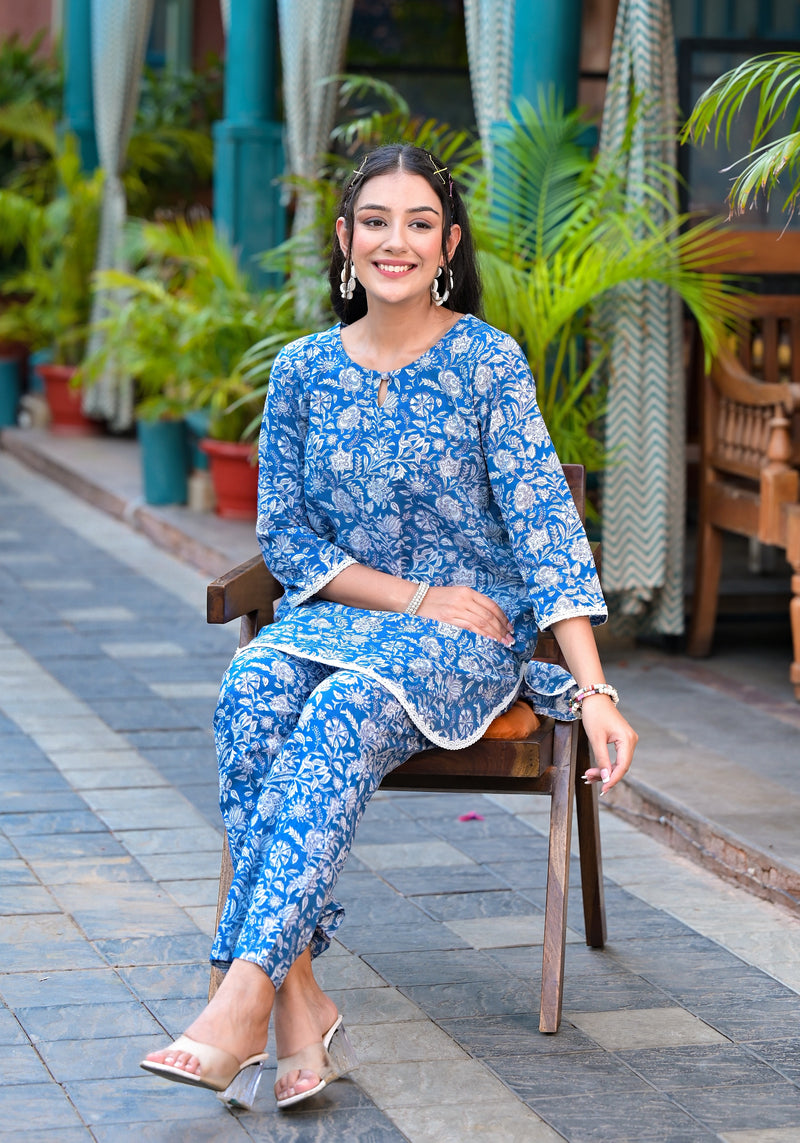 HAIRAT BLUE COORD SET