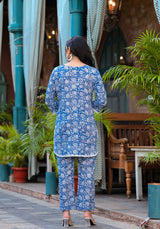 HAIRAT BLUE COORD SET