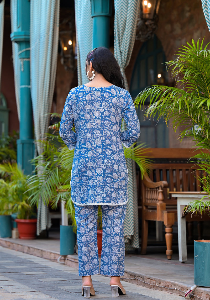 HAIRAT BLUE COORD SET