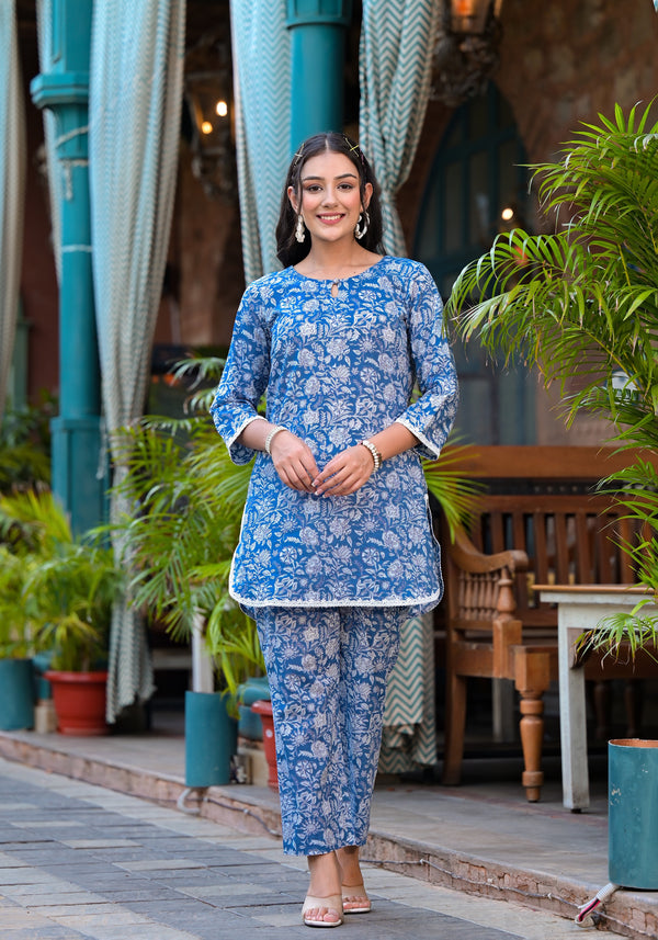 HAIRAT BLUE COORD SET