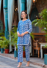 HAIRAT BLUE COORD SET