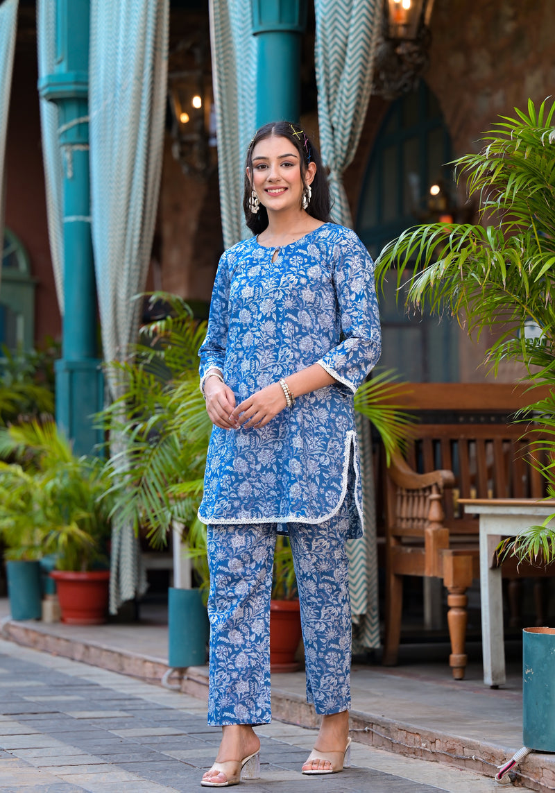 HAIRAT BLUE COORD SET