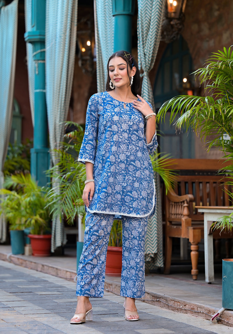 HAIRAT BLUE COORD SET