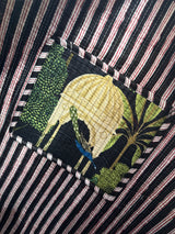 Foresta black quilted tote bag