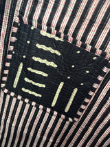 Swing black quilted tote bag