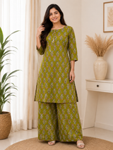 Avyanna Flora Luxe Cotton Co-Ord Set