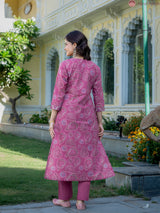 Devanshi Rani Pink Classic Cotton Kurta Pant Only