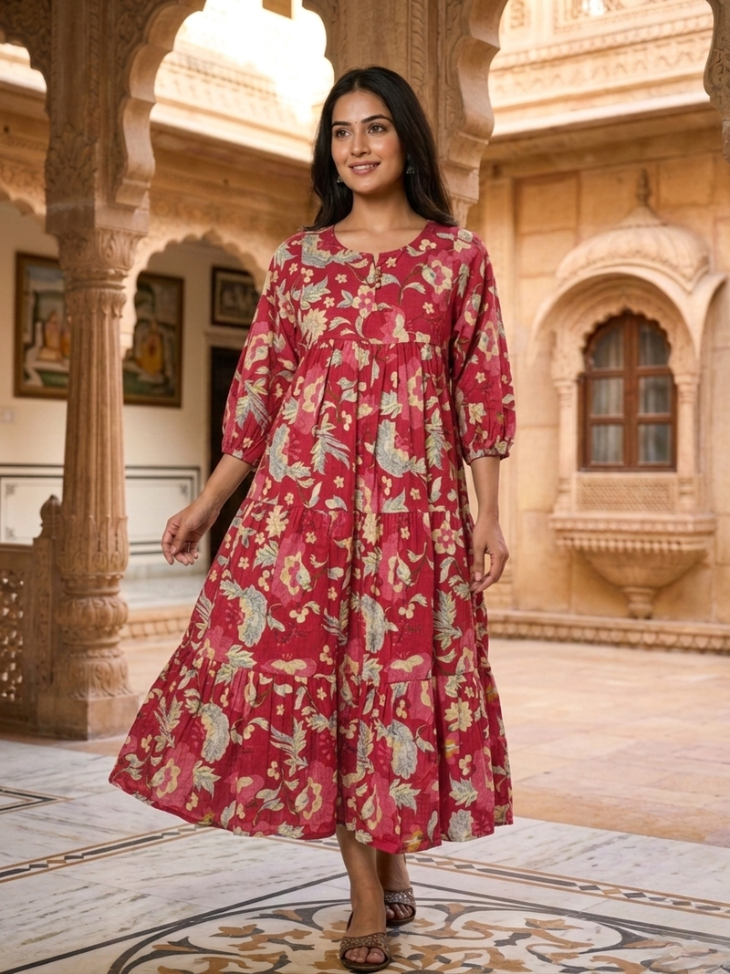 red indian fancy dress ladies Large main image 1