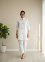 Aurelia Pearl Embroidered Co-Ord Set