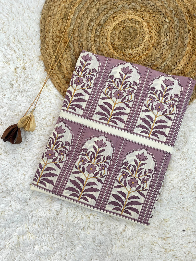 Bloomfield lavender cotton fabric(WIDTH 42 INCHES)