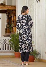 Noor Straight Fit suit set with Cotton Dupatta