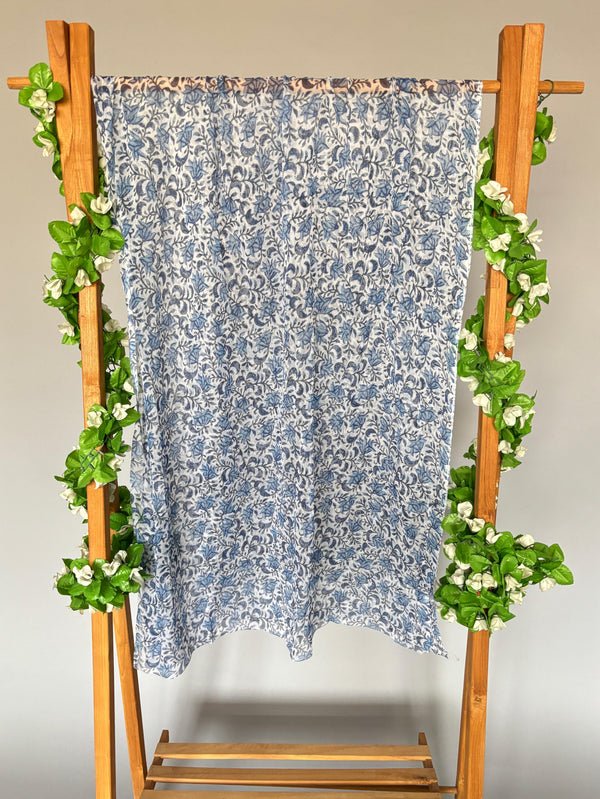 Malini blue dupatta