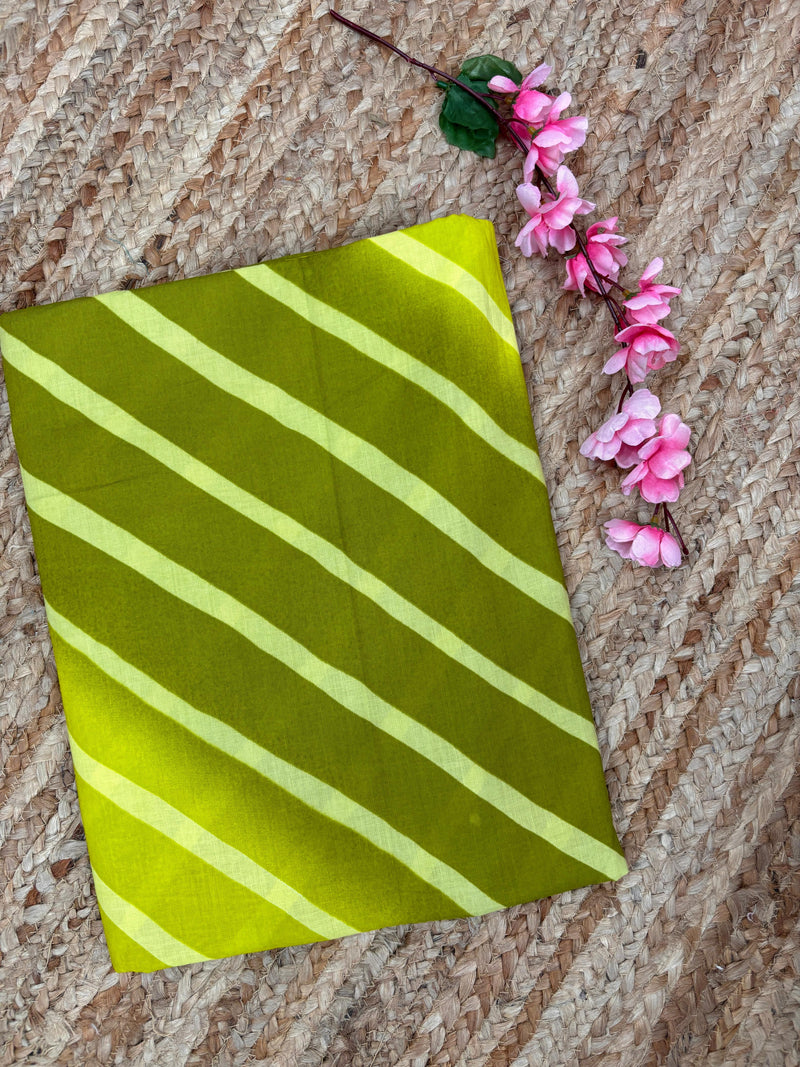 Lehar green ombré running cotton fabric (WIDTH 42 INCHES)