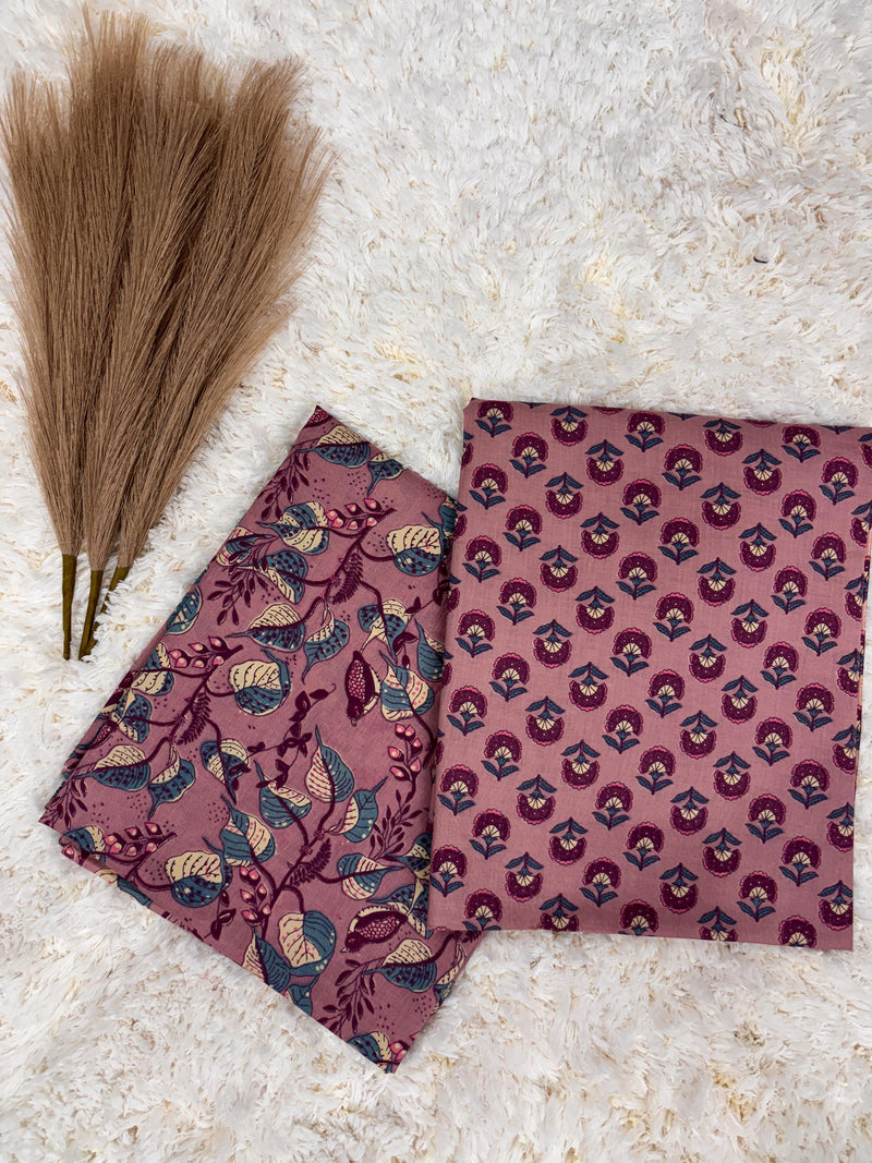 Motihar pink buti jaal cotton fabric (WIDTH 42 INCHES)