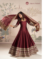 Hina pink lace work suit set