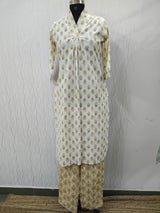 Yashnira Aura Classic Cotton Kurta Pant Set