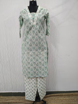 Mintara Premium Ethnic Cotton Kurta Pant Set