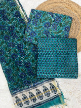 Meghna Chanderi Silk Unstitched Suit Set