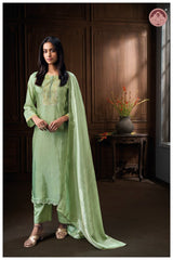 Ruchi lavender heavy suit set with dupatta