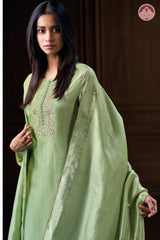 Ruchi lavender heavy suit set with dupatta