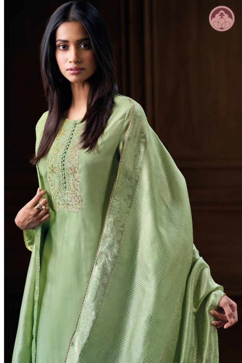 Ruchi lavender heavy suit set with dupatta