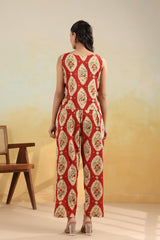 Scarlet Bloom Co-Ord Set