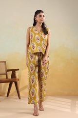 Mustard Bloom Printed Co-Ord Set