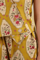 Mustard Bloom Printed Co-Ord Set