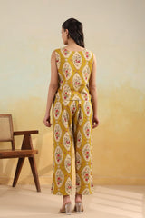Mustard Bloom Printed Co-Ord Set