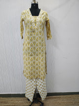 Meher Noor Ethnic Elegance Cotton Kurta Pant Set