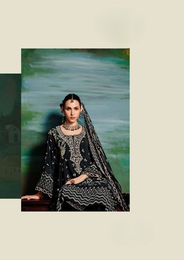 Kohinoor Kalamkari suit set with embroidered dupatta