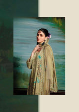 Noor-e-Lilac suit set with embroidered Dupatta