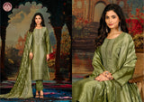 Noorani purple banarsi suit set with dupatta